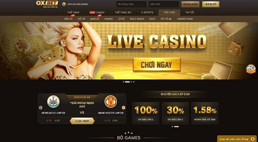 OXBET là nhà cái cá cược online đến từ châu âu