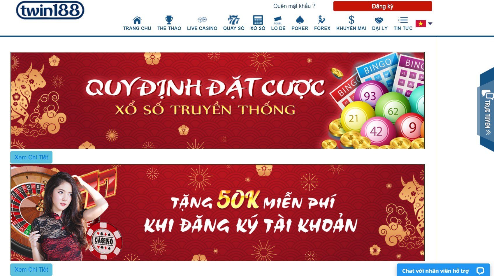 Khuyến mãi cực chất tại Twin188
