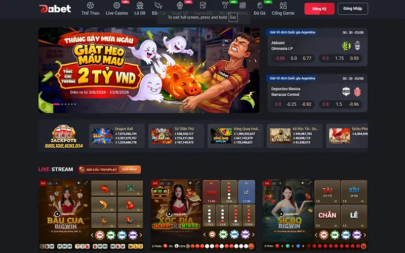 DABET - Thương hiệu thể thao hàng đầu Hoa Kỳ