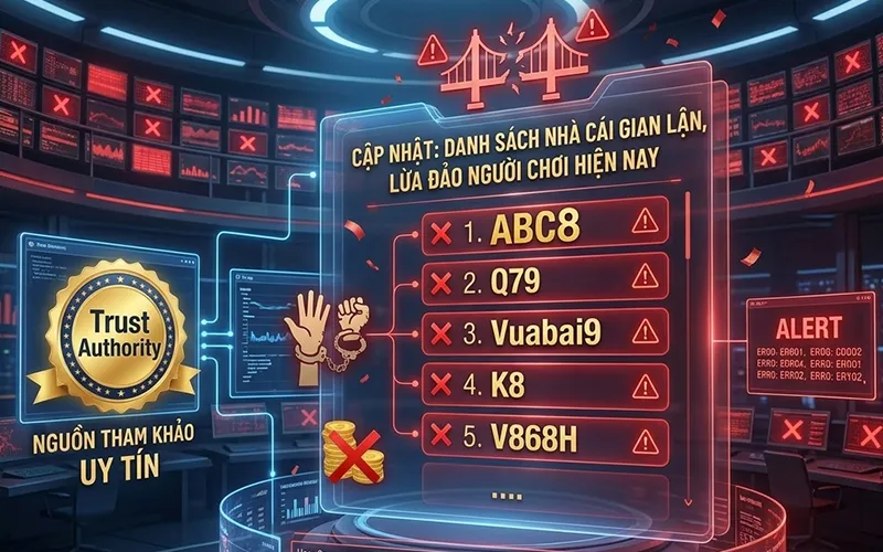 Cập nhật danh sách nhà cái gian lận, lừa tiền người chơi hiện nay